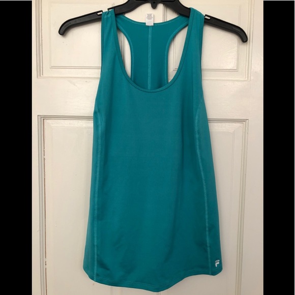 Fila Tops - Fila Jade Green Gym Tank Top